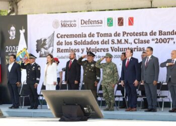 Gobierno de Tamaulipas honra la Batalla de Puebla con toma de protesta de jóvenes del SMN