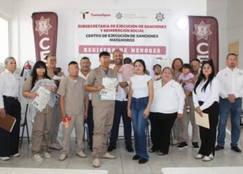 Celebra CEDES Matamoros jornada de registros de nacimiento para hijos e hijas de PPLs