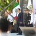 Asiste alcalde de Victoria a ceremonia de toma de protesta de jóvenes del SMN.