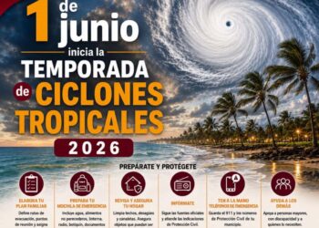 Inicia Temporada de Ciclones Tropicales 2026 en el Atlántico; Protección Civil Tamaulipas mantiene vigilancia permanente