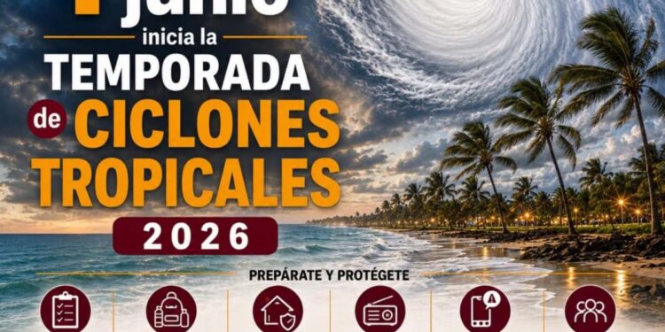 Inicia Temporada de Ciclones Tropicales 2026 en el Atlántico; Protección Civil Tamaulipas mantiene vigilancia permanente