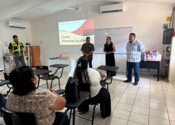 Capacita SET a personal de albergues escolares en primeros auxilios