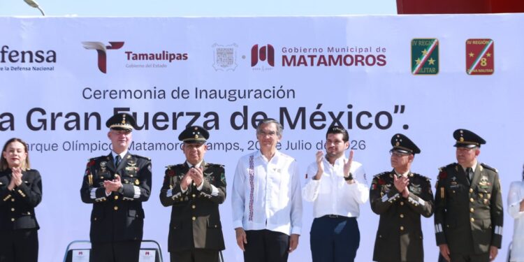 Inaugura Américo exposición La Gran Fuerza de México; destaca apoyos de la presidenta Sheinbaum para la frontera tamaulipeca
