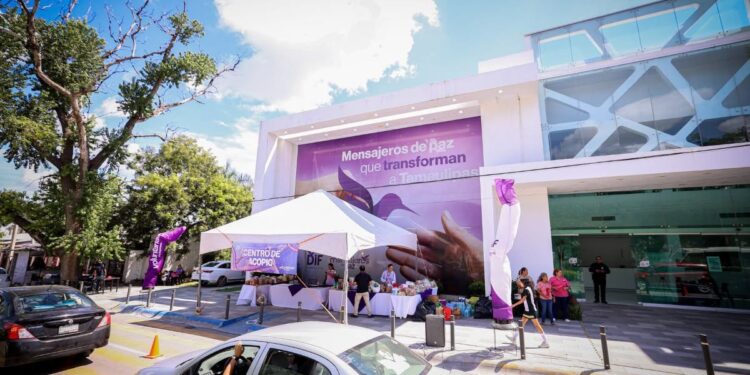 DIF Tamaulipas abre centro de acopio para apoyar a familias afectadas por los sismos en Venezuela
