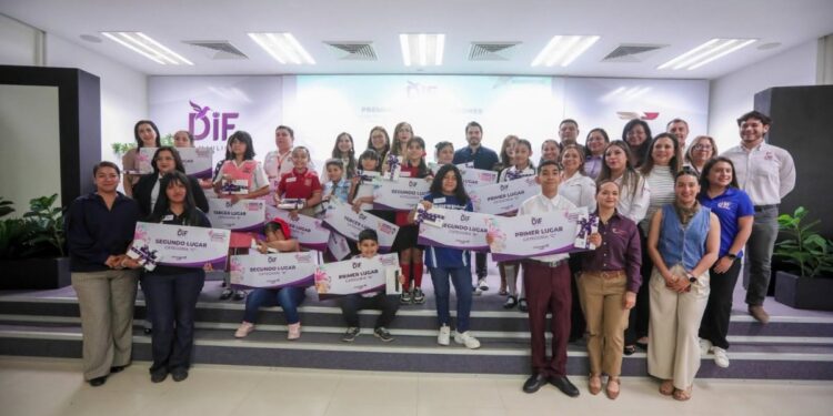 Premia DIF Tamaulipas a los ganadores del Concurso de Dibujo sobre Trabajo Infantil y Elaboración de Cartel