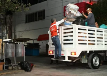 Muestra zona centro de Victoria limpieza en sus calles.