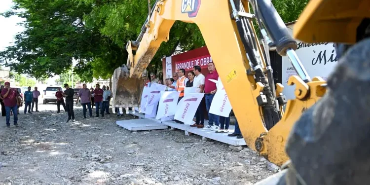 Arranca alcalde importante obra sanitaria en la Vamos Tamaulipas