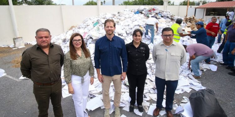 Convertirá Gobierno de Tamaulipas residuos de papel en apoyo para la educación