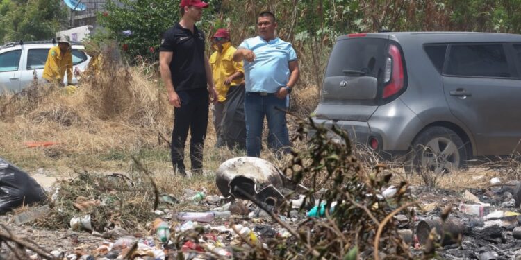 Previene SEDUMA inundaciones, enfermedades e incendios causados por tiraderos clandestinos
