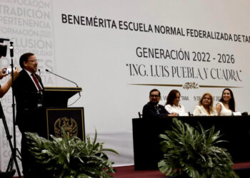 Conmemora la Benemérita Escuela Normal Federalizada de Tamaulipas su 137 aniversario con nueva generación de docentes