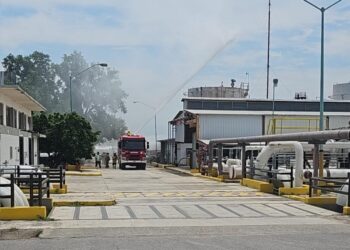Participa la Guardia Estatal en simulacro por derrame de hidrocarburo