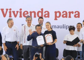 Inicia Claudia Sheinbaum gira por Tamaulipas con entrega de viviendas en Reynosa