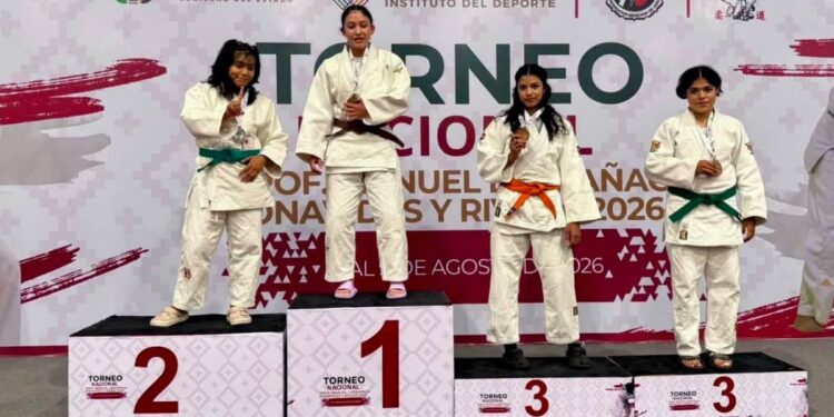 Conquista Tamaulipas 28 medallas en el Campeonato Nacional de Judo