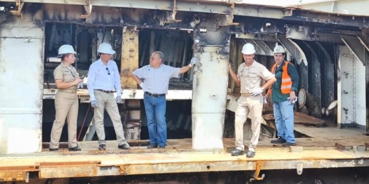 Avanza incorporación del ex-buque Otomí al Sistema Arrecifal Artificial de Tamaulipas