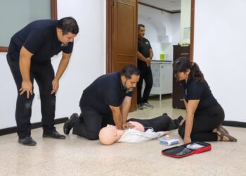 Certifica la SST a la Auditoría Superior del Estado como “Edificio Cardioprotegido”