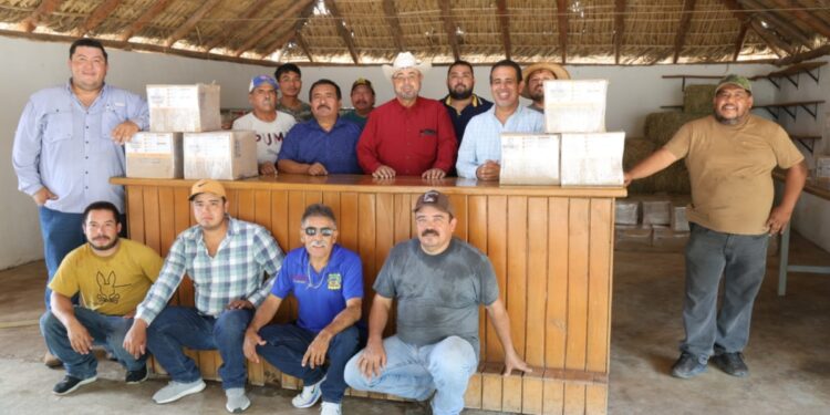 Entregan paquetes tecnológicos nutricionales a grupo de productores apícolas