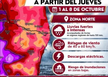 Protección Civil Tamaulipas mantiene vigilancia ante periodo de lluvias y el ingreso del primer frente frío de la temporada