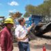 Reduce SEDUMA los riesgos sanitarios y ambientales con trituración de llantas en Reynosa