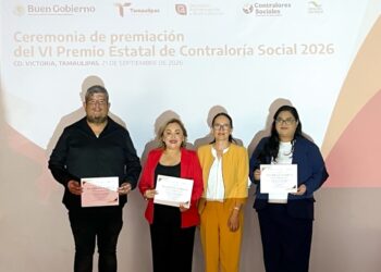 Premian a ganadores del VI Premio Estatal de Contraloría Social 2026