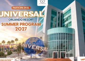 Invita UAT a sus estudiantes a participar en la convocatoria del Universal Orlando Resort Summer 2027